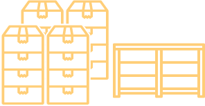 オフィスラックダンボールゴミ袋